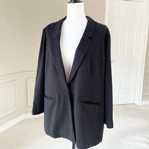 ✨HOST PICK✨Old Navy XL Petite Black Blazer w pockets and one front button good …